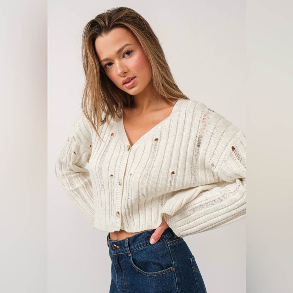 Crop cardigan